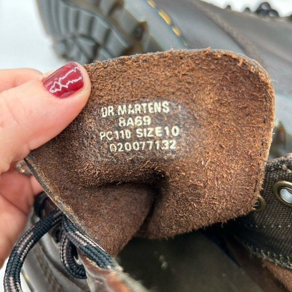 NEW RARE Vintage Dr Martens 939 Made in England Ben Boots Sz Men’s 10 Brown 90’s - Picture 16 of 16
